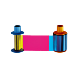 รูปของ HID YMCKK Full Color Ribbon - 500 Images (PN:84052) หมึก สี สำหรับรุ่น HDP5000