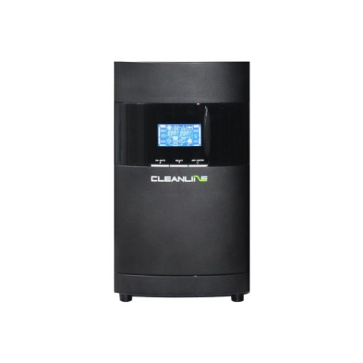 Picture of CLEANLINE T-1000 1000VA/900W T Series Tower เครื่องสำรองไฟ   UPS ชนิด True On-line Double Conversion 