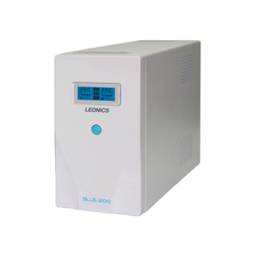 รูปภาพของ LEONICS UPS Blue-1200V PLUS 1200VA/600W เครื่องสำรองไฟ ใช้กับคอมพิวเตอร์ 3 ชุด พร้อม Printer