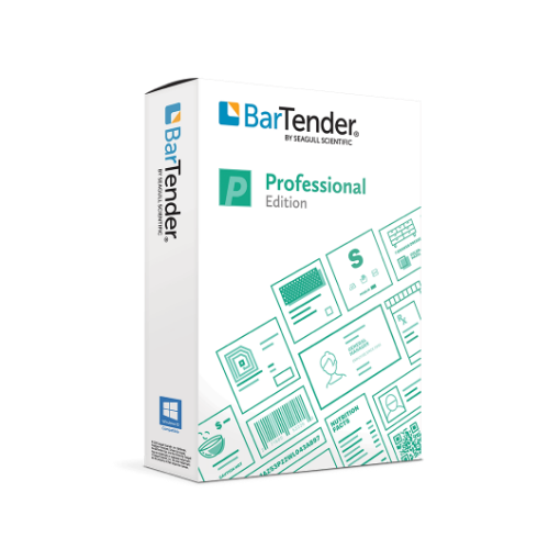 Picture of BarTender Professional (Includes 1 Year of Standard Support & Maintenance) โปรแกรมออกแบบบาร์โค้ด