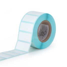 Picture of ST.TT Size 30 x 15 mm (3 x 1.5 cm) Sticker 700 ดวง/ม้วน แกน 1.5 นิ้ว สติ๊กเกอร์กระดาษ กึ่งมันกึ่งด้าน (ใช้ร่วมกับ Wax Ribbon หรือ Wax Resin Ribbon)
