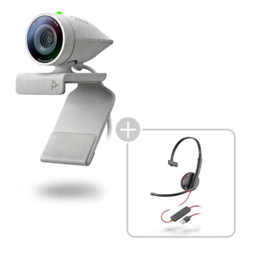 รูปภาพของ Poly Studio P5 kit with Blackwire 3210 (MONAURAL) เหมาะสำหรับประชุมทางไกล (PN:2200-87120-025)