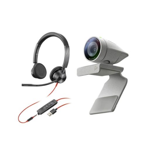 Picture of Poly Studio P5 kit with Blackwire 3325 (Stereo) for video conferencing (PN:2200-87130-025)