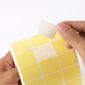 รูปของ ST.TT Size 32 x 25 mm (3.2 x 2.5 cm) Sticker 5,000 ดวง/ม้วน แกน 1.5 นิ้ว พื้นหลังสีเหลือง สติ๊กเกอร์กระดาษ กึ่งมันกึ่งด้าน (ใช้ร่วมกับ Resin Ribbon เท่านั้น)