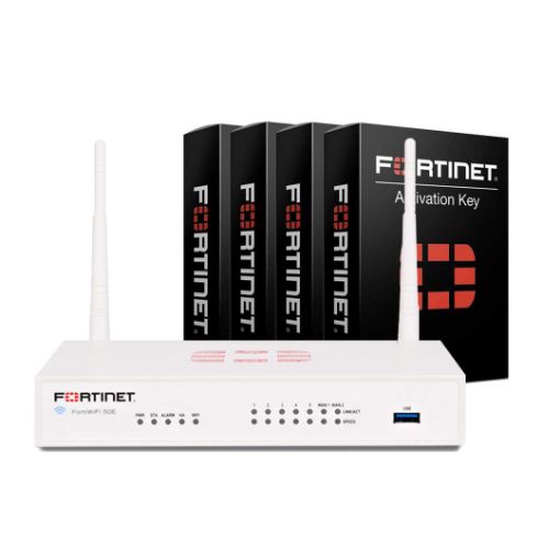 รูปของ Fortinet FortiWiFi 50E Box Bundle with 5 YR (24x7) (PN:FWF-50E-V-BDL-950-60)