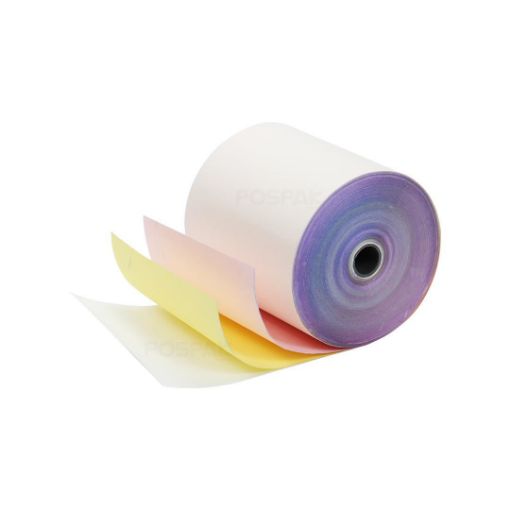 Picture of กระดาษเคมี 3 ชั้น ขนาด 75 x 75  มิลลิเมตร สีขาว สีเหลือง สีชมพู
