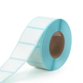 Picture of ST.TT Size 30 x 25 mm (3 x 2.5 cm) Sticker 800 ดวง/ม้วน แกน 1.5 นิ้ว สติ๊กเกอร์กระดาษ กึ่งมันกึ่งด้าน (ใช้ร่วมกับ Wax Ribbon หรือ Wax Resin Ribbon)