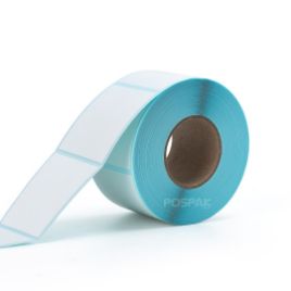 รูปของ ST.TT Size 40 x 50 mm (4 x 5 cm) Sticker 500 ดวง/ม้วน แกน 1.5 นิ้ว สติ๊กเกอร์กระดาษ กึ่งมันกึ่งด้าน (ใช้ร่วมกับ Wax Ribbon หรือ Wax Resin Ribbon)