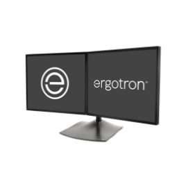 รูปของ ERGOTRON DS100 Dual-Monitor Desk Stand, Horizontal ขาตั้งหน้าจอ (PN: 33-322-200)