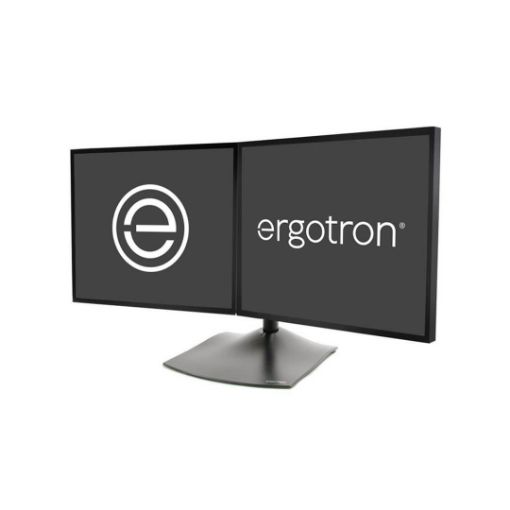 รูปภาพของ ERGOTRON DS100 Dual-Monitor Desk Stand, Horizontal ขาตั้งหน้าจอ (PN: 33-322-200)