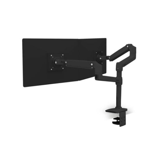 Picture of ERGOTRON LX Dual Stacking Arm (Matte Black) ขายึดจอมอนิเตอร์ติดโต๊ะ (PN: 45-492-224)