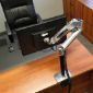 รูปของ ERGOTRON LX HD Sit-Stand Desk Arm (Poloshed Aluminum) ขายึดจอมอนิเตอร์ติดโต๊ะ (PN: 45-384-026)